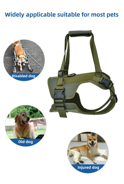 Elderly Dog Rear Leg Support Strap Assist Chest Back Rehabilitation Training Pet Accessories Supplies