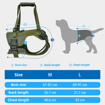 Elderly Dog Rear Leg Support Strap Assist Chest Back Rehabilitation Training Pet Accessories Supplies